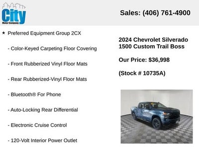 2024 Chevrolet Silverado 1500 Custom Trail Boss