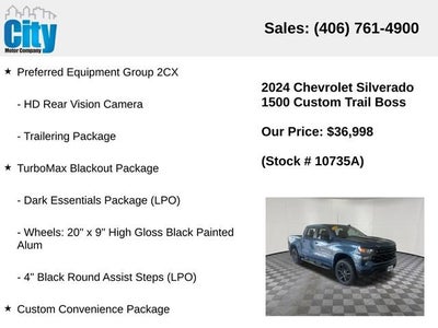 2024 Chevrolet Silverado 1500 Custom Trail Boss