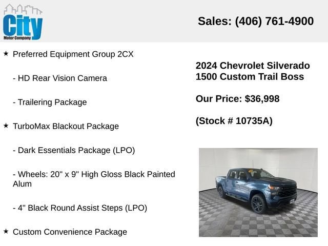 2024 Chevrolet Silverado 1500 Custom Trail Boss