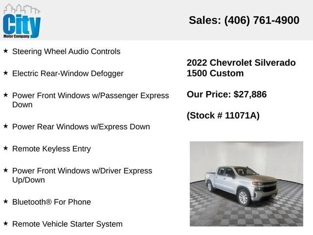 2022 Chevrolet Silverado 1500 LTD Custom