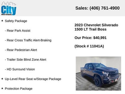 2023 Chevrolet Silverado 1500 LT Trail Boss