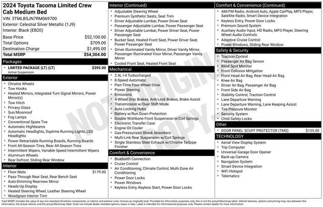 2024 Toyota Tacoma 4WD SR5