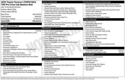 2025 Toyota Tacoma 4WD TRD Sport Hybrid