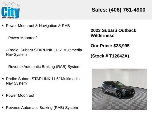 2023 Subaru Outback Wilderness