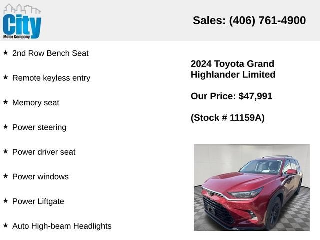 2024 Toyota Grand Highlander XLE
