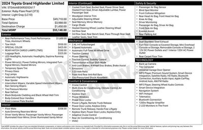 2024 Toyota Grand Highlander XLE