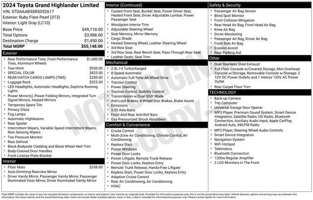 2024 Toyota Grand Highlander XLE