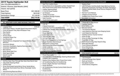 2019 Toyota Highlander SE