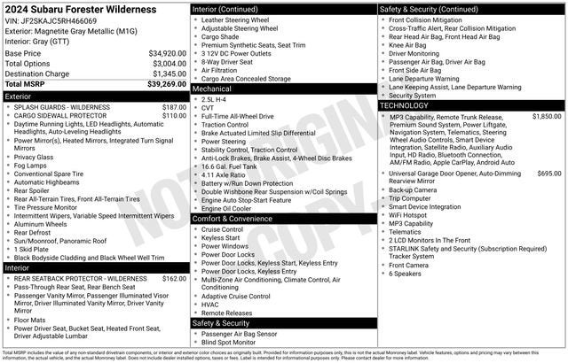 2024 Subaru Forester Wilderness - Photo 37
