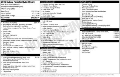 2025 Subaru Forester Sport Hybrid