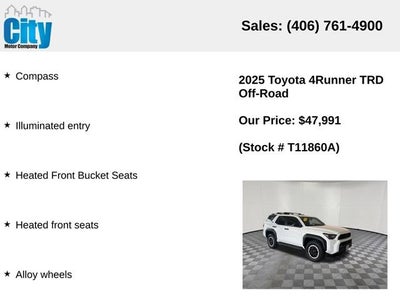 2025 Toyota 4Runner SR5