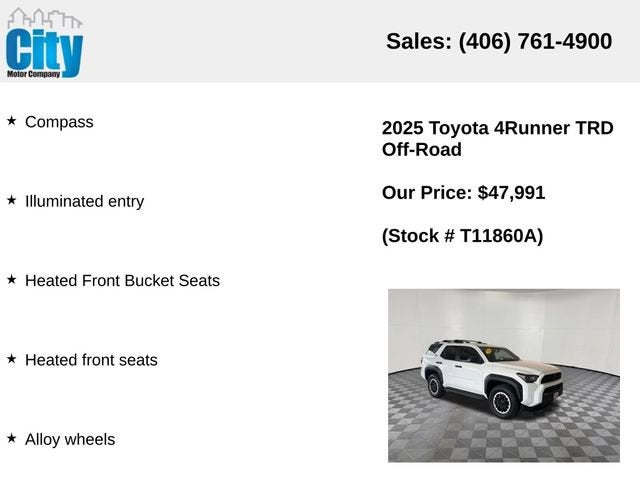 2025 Toyota 4Runner SR5