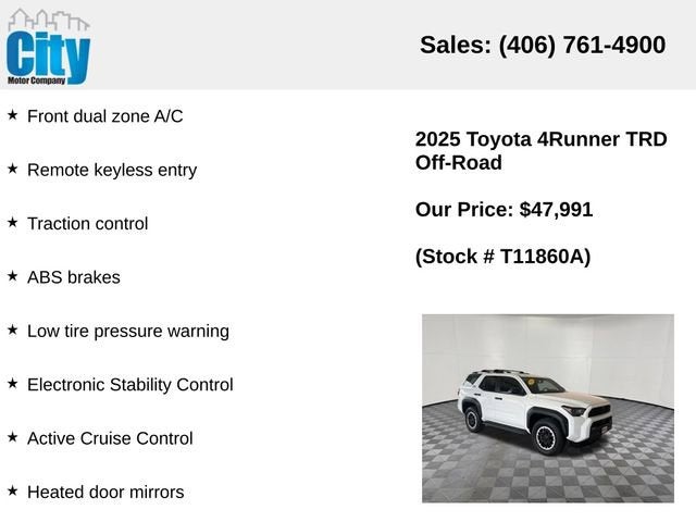 2025 Toyota 4Runner SR5