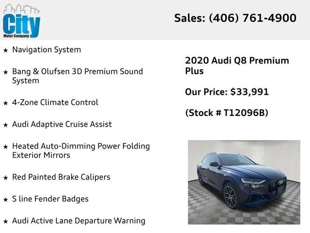 2020 Audi Q8 Premium Plus