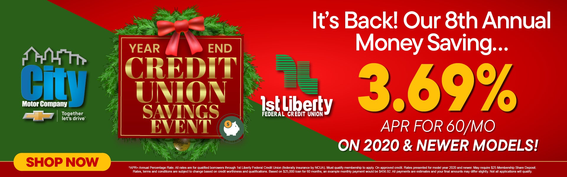 Year End Credit Union rate